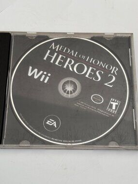 Medal Of Honor Heroes 2 For Wii Disc Only Tested Teen Rated EA Games